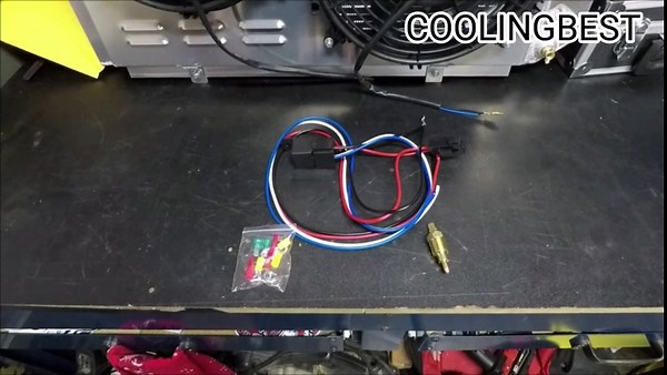 Aluminum Radiator for 1928-1929 Ford Model A Heavy Duty L4 3.3, 3 Row Radiator Fan Shroud Thermostat Kit Combo 28 29