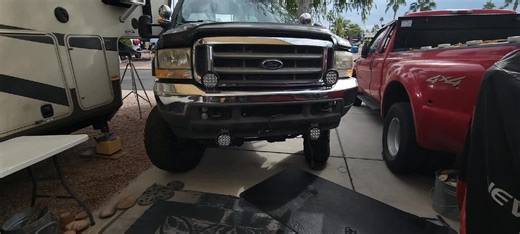Front receiver hitch install pt2. #Ford #fordf350 #ford73 #wrenching #receiverhitch