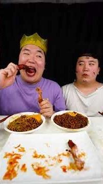 👑 King Ruins Beggar’s Jjapaghetti… Then Eats It Himself 😂 (No Talking) #shorts