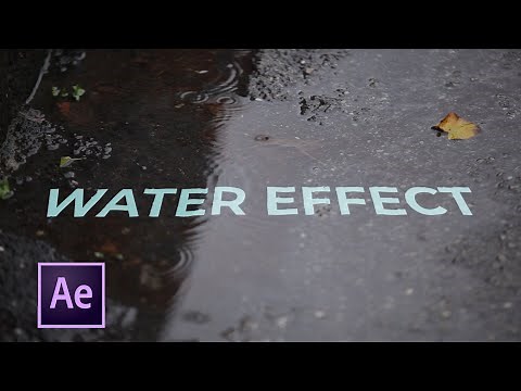 REALISTIC Water FX After Effects | Composite your Logo or Text Animation