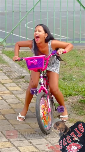 Bike Prank on Strangers Goes WRONG 😳 He Almost Fought Me too #funny #humor #prank