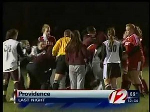 Brawls break out at girls' soccer game