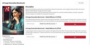 UL Procyon 加入 AI 生成圖片測試採用 Stable Diffusion 1.5 模型測試 AI PC 性能