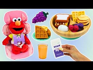 Sesame Street Elmo's Morning Routine Getting Ready for School!