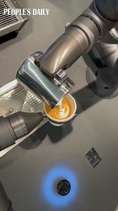 58K views · 103 reactions | Latte art...made by a robot barista! | China Science | Facebook