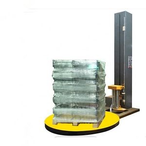 [Hot Item] Plastic Stretch Film Wrapper Turntable Pallet Wrapping Machine with Scale