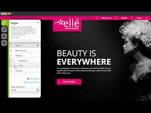 HTML Website Builder | Organizing Your Pages in your Wix Site