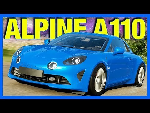 Forza Horizon 4 : The Best French Car!! (FH4 Alpine A110)