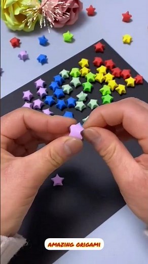 Amazing Mini Star Origami: Step-by-Step Tutorial #origami