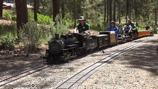 The Steam Channel | A Rio Grande K36 passes in review at the Train Mountain Railroad Museum. | Instagram