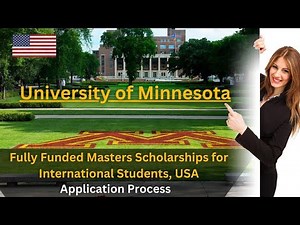 University of Minnesota International Fully Funded Scholarships 2024 for Masters | Study in USA