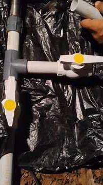 How to fit two ball valves on a PVC pipe#shortvideo#plumbingtime#diy #submersiblepump#pvcpipe#valve