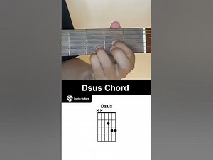 How To Play The Dsus Chord On Guitar - Guvna Guitars