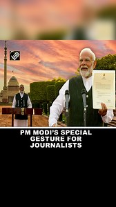 65K views · 2.5K reactions | “Tript Ho Gaye…” This is how PM Modi delighted journalists after staking claim to form government #PMModi #Journalist #LightMomement #StakeClaim #Government #SpecialMoment | Asian News International (ANI) | Facebook