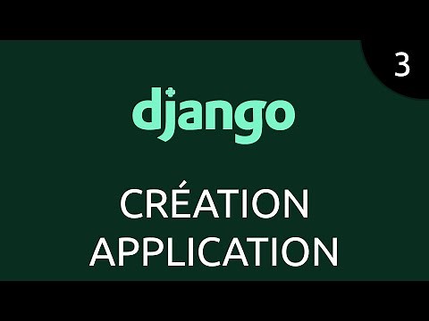 Django #3 - création d'une application