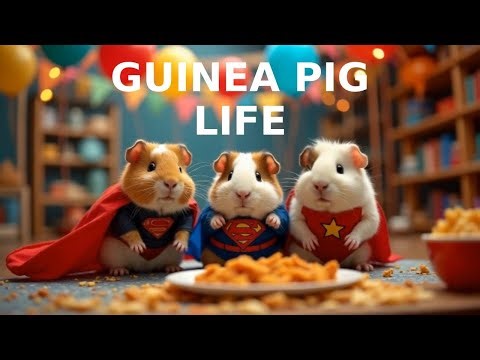 Guinea Pig Life | Hilarious Animated Guinea Pigs Doing Silly Things 🐹😂