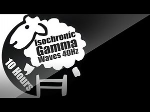 Isochronic Tones | Gammawaves 40Hz | 10 Hours | Higher Focus & Learning | Black Screen | Study