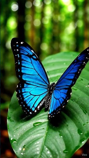 Blue Morpho: Winged Sapphire of the Amazon (Stunning 8K Close-Up)