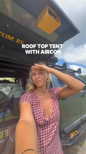 CASS | camping & surfing on Instagram: "Trying out my new camping aircon from @cybertake_australia in my roof top tent. Game changer for summer camping. They kindly gifted me this unit to put to the teat and share with you all. You can use the code CASSIE10 for a discount at checkout. Sorry for the smudgy screen at the start 🥲 I literally couldn’t see a thing on my phone it was overheating. #campinggear #campingaustralia #aussiecamping #campingaircon #campingsetup #camping"
