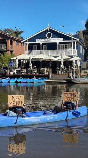WATCH THIS SPACE for more info 👀 We can’t wait for you guys to enjoy our new winter menu ❄️ #newmenu #theboatshed #sutherlandshire #exploresydney #sydneycafe #boathire #woronora #wintermenu #makeyourownkindofmusic #trendingvideo #cafetrend #trendidea #waterfrontcafe #rivercafe #coffee #winter #australia #sydney #nsw