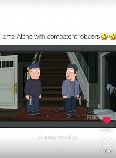 Home alone with competent robbers meme😂😆