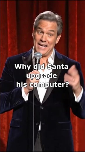 Why did Santa upgrade his computer?
