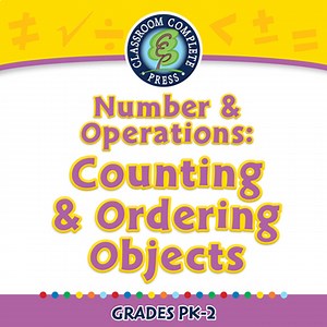 Number & Operations: Counting & Ordering Objects - NOTEBOOK Gr. PK-2