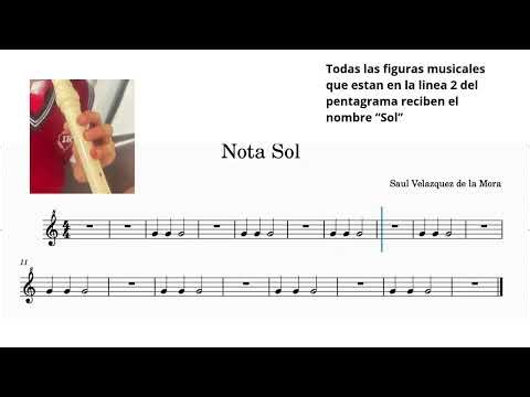 Nota Sol en flauta dulce