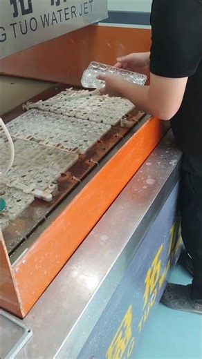 Street lamp glass lens water cutting optical lens engineering street lamp glass processing