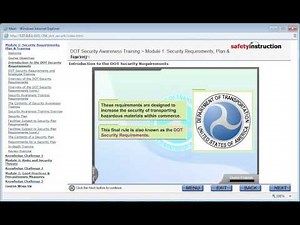 DOT Security Awareness Training - SafetyInstruction.com