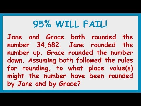 What Place Values Was The Number Rounded By Jane and Grace | HOW TO SOLVE WORD PROBLEMS
