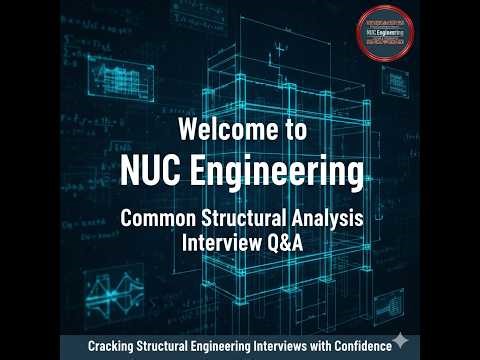 Common Interview in Structural Analysis for Structural Engineering