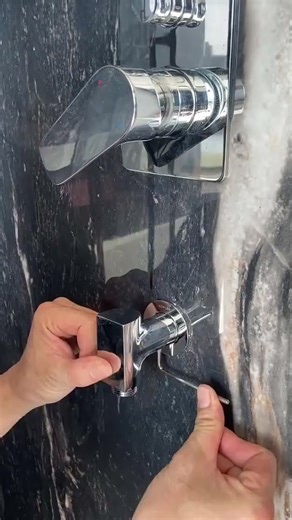 shower bracket installation process in the bathroom