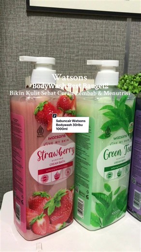 #creatorsearchinsights PROMO NEH GUYS …30Ribu 1000ML “BODY WASH WATSON” DENGAN KANDUNGAN MOISTURISING& SOFTENING BIKIN KULIT CERAH ,MENYAMARKAN NODA HITAM ,KENYAL LEMBUT,HALUS &MELEMBABKAN SUDAH DERMATOLOGI ,MEMILIKI PHA BALANCE 5.5 DAN WANGINYA ITU ENAK2 BANGET BIKIN RELAX BANYAK PILIHAN WANGI: GREEN TEA PEACH LAVENDER (BEST SELLER) STRAWBERRY CANTALOUPE BURUAN CHECKOUT “ MUMPUNG LAGI MURCE” KAPAN LAGI DAPAT HARGA MURAH DAN BISA AWET SAMPE 3 BULAN ,LUMAYAN IRITKAN #watson #watsonmurah #watsonbo