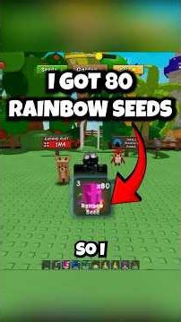 I HAVE 80 RAINBOW SEEDS IN GAG 2 #roblox
