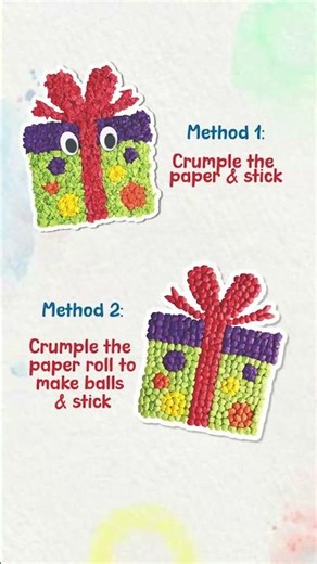 Paper Crumpling #diy #craft #diyprojects #gift #cute