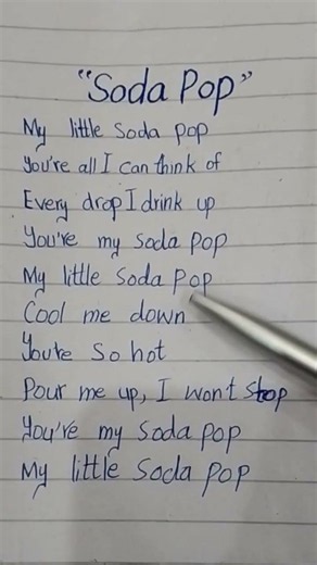 soda pop lyrics #ytshorts #lyrics #lyrics_whatsapp_status