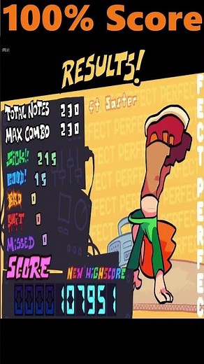 Got 100% EPIC SCORE FNF Screen Results Pico's Animation 😮 #fnf #fridaynightfunkin #pico #animation