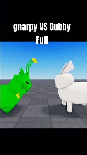 Gnarpy VS Gubby (FULL) #roblox #robloxanimation #robloxmemes #trending #memes #gubby #gnarpy #ピアノ