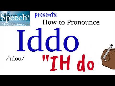 How to Pronounce Iddo