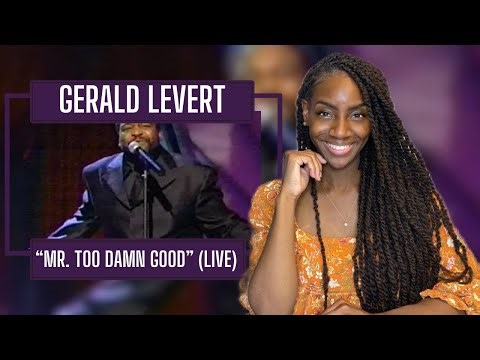 First Time Hearing Gerald Levert- Mr. Too Damn Good BET LIVE | REACTION 🔥🔥🔥