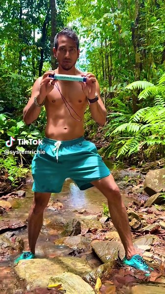 Hiking Essential - The LifeStraw #trini_tiktoks #hike