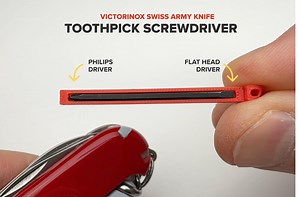 Precision Screwdriver Mod for Victorinox Swiss Army Knive (SAK) - Replaces Toothpick - Fits All Models - Etsy