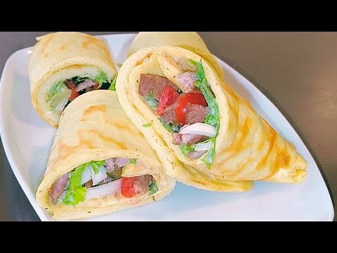 How to make Cottage Cheese Flatbread Wraps