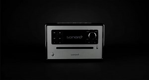 sonoro Elite Internetradio mit CD-Player (FM, DAB Plus, Podcasts, Spotify, Amazon Music, Deezer) Walnuss