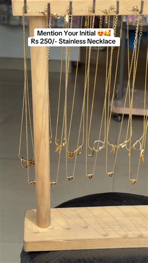 Initial Necklace 😍🥰 Now in stock 😍😍😍😍