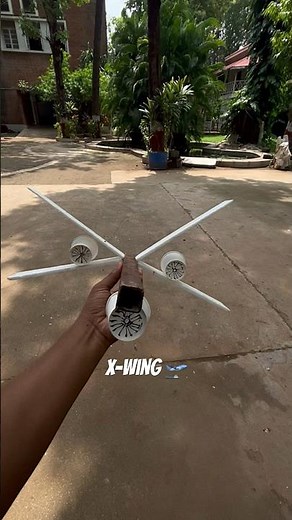 X-wing fighter plane model.. #shorts #xwingplane #starwars