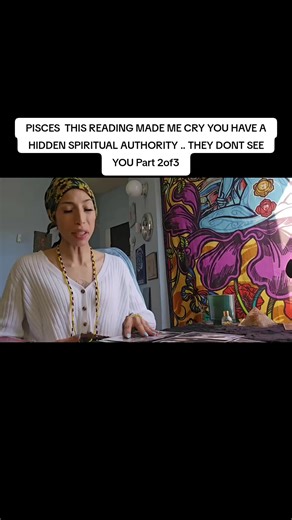 PISCES THIS READING MADE ME CRY YOU HAVE A HIDDEN SPIRITUAL AUTHORITY .. THEY DONT SEE YOU Part 2of3 #pisces♓ #tarotreader #tarotreading