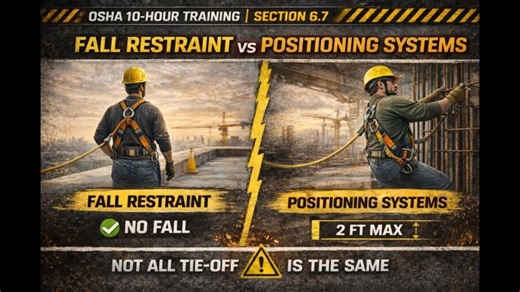 Fall Restraint vs Positioning Systems | Scott Langford