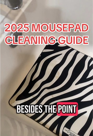 BEST WAY TO CLEAN YOUR CLOTH MOUSEPADS IN 2025. EASILY REMOVE STAINS AND RESTORE SPEED #mousepad #techtok #mousepadcleaning #carterpcs